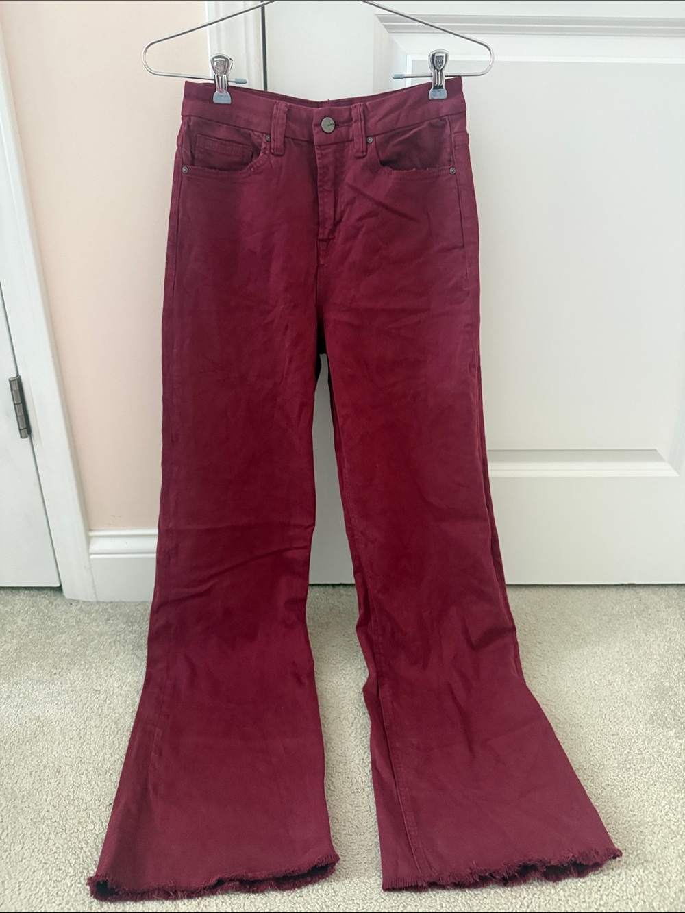 Altar’d State wide leg wine red jeans